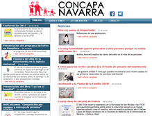 Tablet Screenshot of concapanavarra.org
